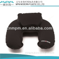Travel Inflatable Pillow with Soft Flocked Fabric Neck Head Support